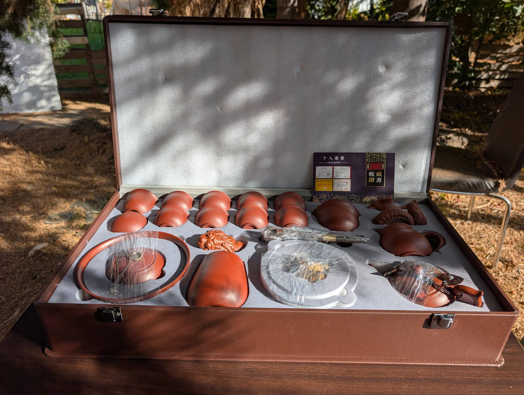 Luxury Yixing Purple Clay Gongfu Tea Set