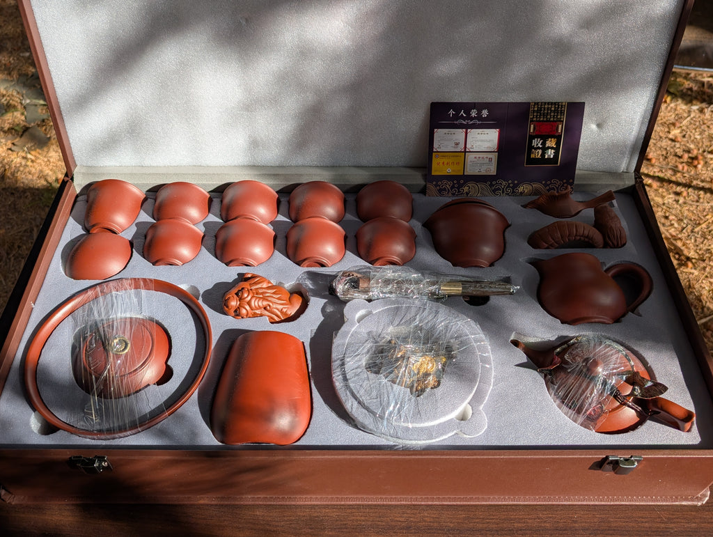 Luxury Yixing Purple Clay Gongfu Tea Set